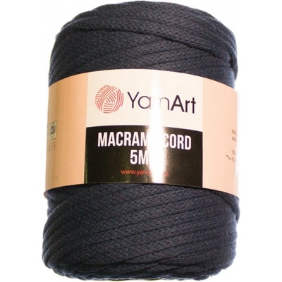Macrame Cord 5 mm barva 784 tmavě modrá