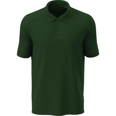 Short Sleeve Polo white bottle green
