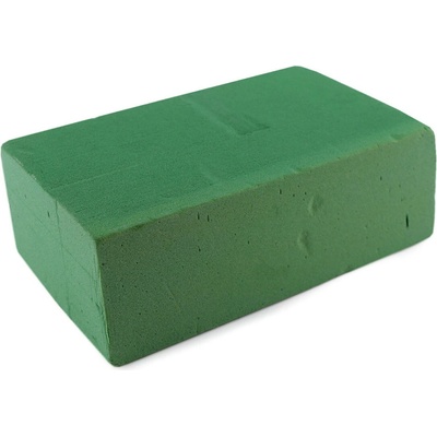 Aranžovací hmota Florex pro mokré aranžování 7x10x20 cm cihla zelená 1 ks