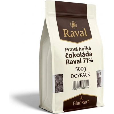 Blanxart Pravá hořká Raval 71% 0,5 kg