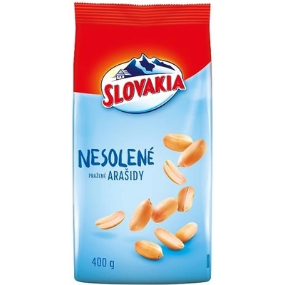 Slovakia Nesolené pražené arašidy 400 g