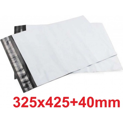 Plastová obálka transportní 325x425+40mm - bílá [1 ks]
