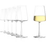 Stölzle Lausitz Power white wine glasses set of 6 400 ml - Modern wine glasses for maximum aroma development of white wine - Elegant white wine goblet made of crystal glass - Dishwasher and shockproof, Made in German