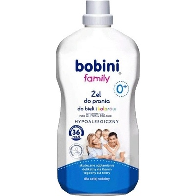 Bobini gel na praní FAMILY 0+ na bílé i barevné prádlo 36 PD 1,8 l