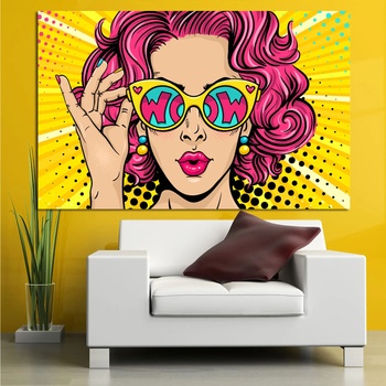 Vivid Home Декоративни панели Vivid Home от 1 част, Изкуство, PVC, 100x65 см, №0799