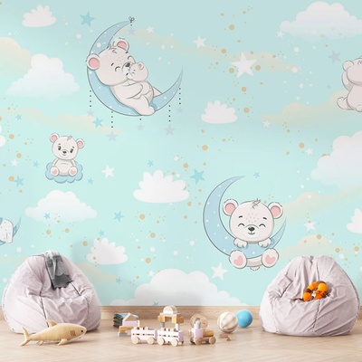 Art gift Детски тапет - Весели мечета