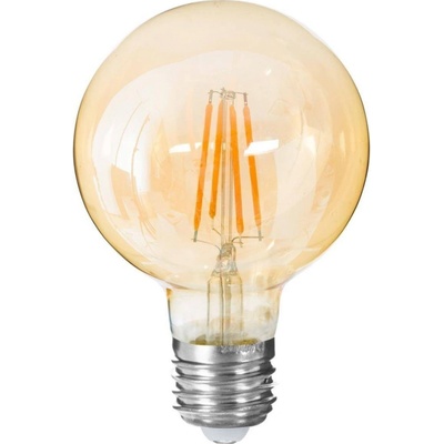DekorStyle LED žárovka Amber I Straight 2W E27 teplá bílá