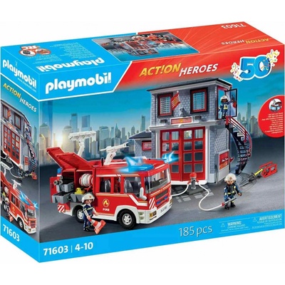 Playmobil 71603 Velký hasičský set s vodní pumpou – Zbozi.Blesk.cz