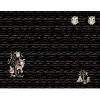 Takoy Panel na fusak z kočárkoviny 155x120 forest/les černá