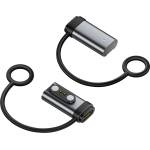  Адаптор 2.84-2P-L Type-C Female to 2.84mm Pitch 2-Pin Magnetic Charging Smart Watch AR Glasses - 2.84mm, сив