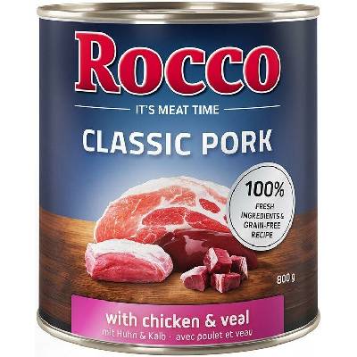 Rocco Classic Pork vepřové s kuřecím a telecím masem 800 g
