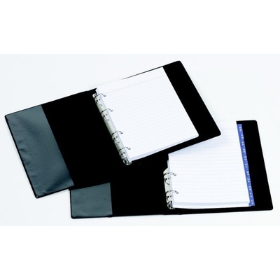 Karis blok A5 s ABC rejstříkem černý – Zboží Dáma