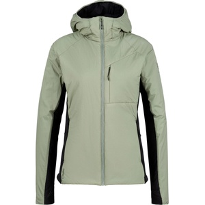 Stoic Дамско вълнено яке Stoic Women's MountainWool60 JokkmokkSt. Hybrid Hoody Insulation jacket - Agave Green / Black (105-6678-0414)