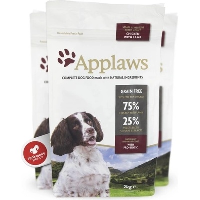 Applaws Dry Dog Lamb Small & Medium Breed Adult 2 kg