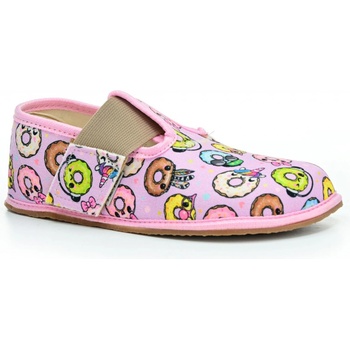 Pegres BF01 růžový donut Barefoot bačkory
