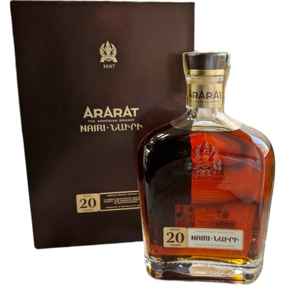 Ararat 20 letá 40% 0,7 l (kazeta)