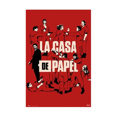 Grupo Erik Plagát Money Heist - All Characters