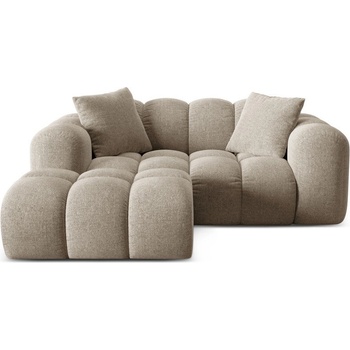 Cosmopolitan Design Светлокафяв шенилов ъглов диван (ляв ъгъл) Treno - Cosmopolitan Design (COS_LC_S_214_F1_TRENO2)