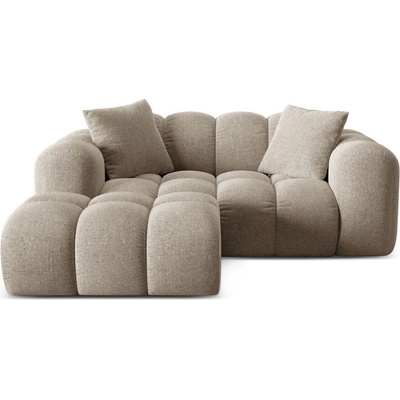 Cosmopolitan Design Светлокафяв шенилов ъглов диван (ляв ъгъл) Treno - Cosmopolitan Design (COS_LC_S_214_F1_TRENO2)