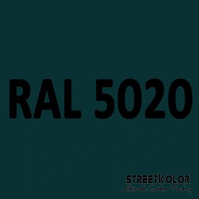 RAL 5020 uretánová auto farba lesklá alebo matná 1 liter + tužidlo + riedidlo