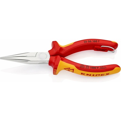 KNIPEX Kliešte pologuľaté s britmi TT 2506160TBK
