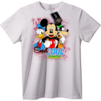 NOONEBRAND Тениска Mickey & Friends Супер готини - L, Black