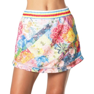 Lucky in Love Дамска пола Lucky in Love Novelty Print High Waist Flower On Skirt - Многоцветен