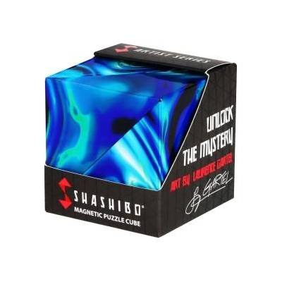 Shashibo Shape Changing Box - Award-winning, patented fidget cube with 36 rare earth magnets - can be transformed into over 100 shapes (Mystic Ocean) - SHA11MO