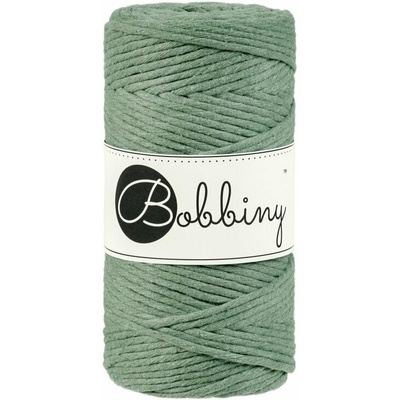 Bobbiny Macrame Cord 3 mm 100 m Eucalyptus Green юта (MS-E016)