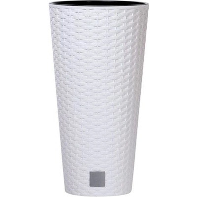 Prosperplast Květináč RATO TUBUS + vklad bílý 30 x 30 x 57,2cm