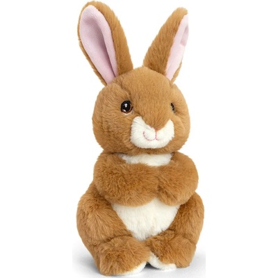 Keel Toys Eкологична плюшена играчка Keel Toys Keeleco - Зайче, 19 cm (SE6708)