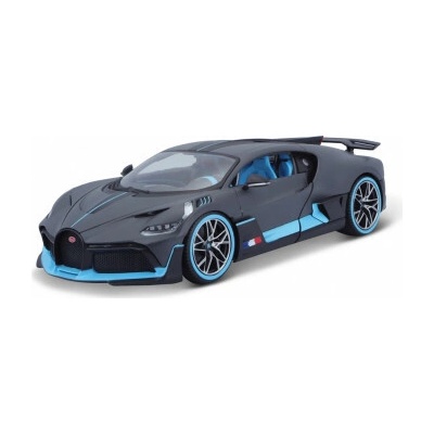Bburago Autá HOBBY Bugatti Divo tmavo šedá 1:18