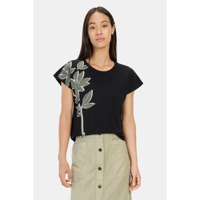 CAMEL ACTIVE TSHIRT CAVIAR FLOWER PLACEM