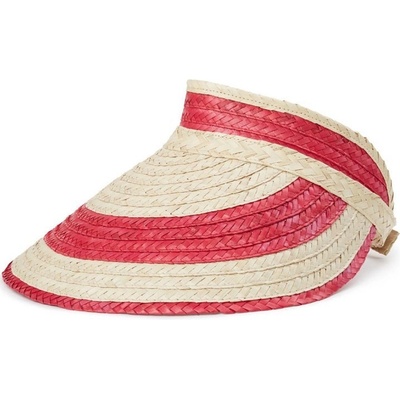 BRIXTON Bondi Visor Tan/Scarlet TANSC
