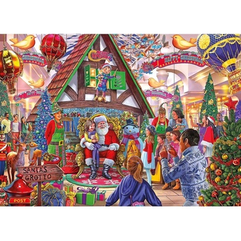Image 1 of Gibsons - Puzzle Visit Santa - 1 000 piese