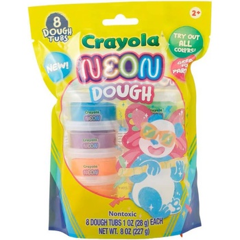 Crayola Комплект пластилин Crayola - Neon, 8 цвята (A1-3146)