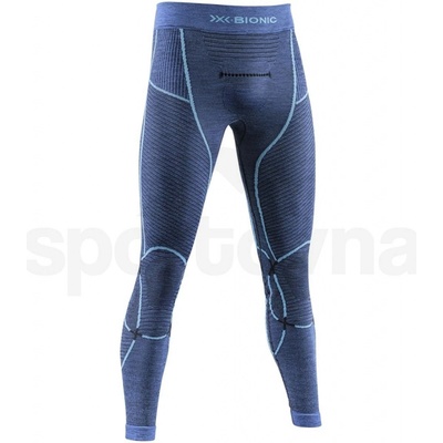 X-Bionic Merino Pants M dark ocean/sky blue