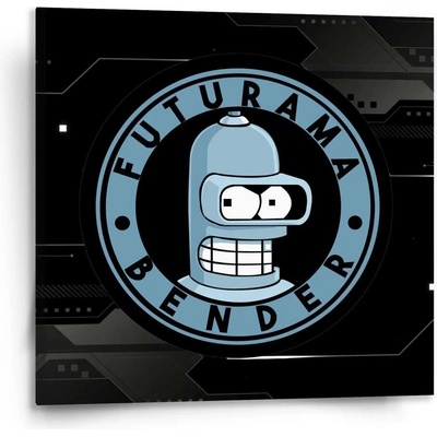 Sablio Obraz Futurama Bender Technology - 110x110 cm