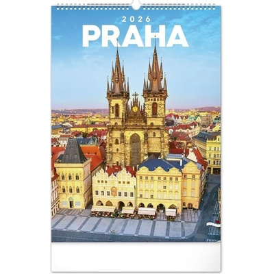NOTIQUE Nástěnný Praha 33 x 46 cm 2026