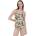 Fundango Бански костюм Fundango Lorida Classic swimsuit - White (Tropical Green)