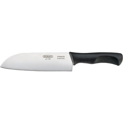 Nôž kuchynský Mikov Santoku 74-NH-16 - čierny-strieborný