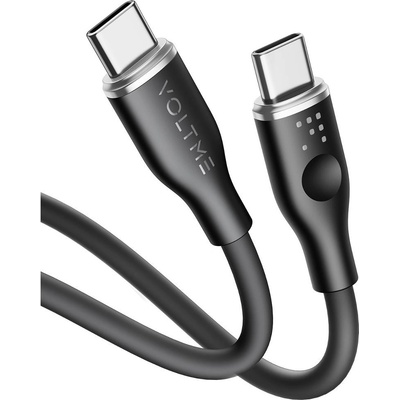 Voltme C2022 Powerlink Moss Series USB-C/USB-C, CTC 3A/60W, 1m, černý