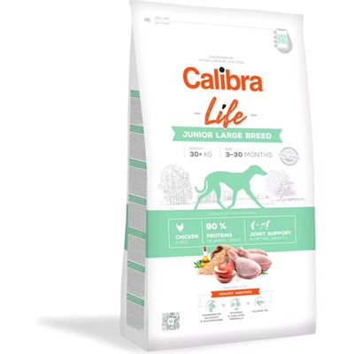 Calibra Dog Life Junior Large Breed Пиле 12 кг