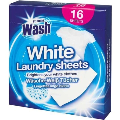 At Home Wash White ubrousky proti zašednutí prádla 16 ks