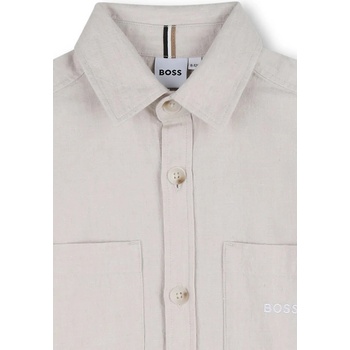 BOSS Детска риза с лен boss (j52942.102.018)
