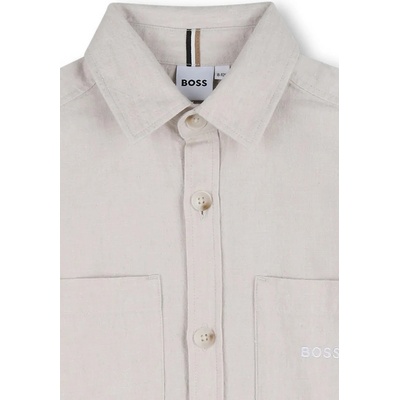 BOSS Детска риза с лен boss (j52942.102.018)