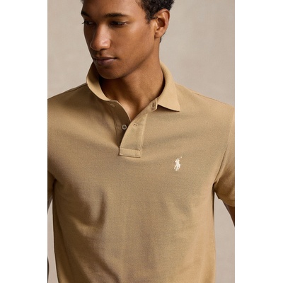 Памучна тениска с яка Polo Ralph Lauren (710680784)
