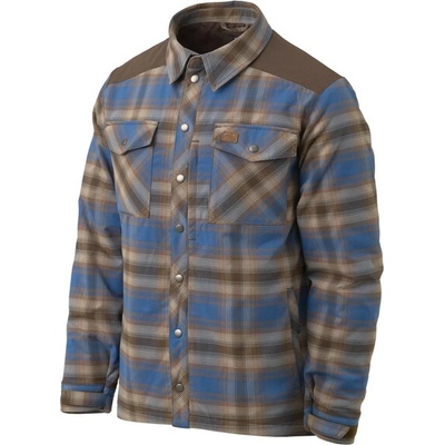 Helikon-Tex Warden zimná kockovaná košeľa regular forest blue