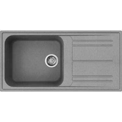 Smeg Кухненска мивка Smeg LZ150CT, 100 см, Материал против надраскване, Лесен за почистване, Сив (8017709274627)