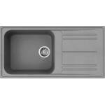 Smeg Кухненска мивка Smeg LZ150CT, 100 см, Материал против надраскване, Лесен за почистване, Сив (8017709274627) Мивка за вграждане